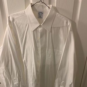 Brooke Brothers White dress shirt.  Non-iron